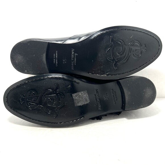 The Office of Angela Scott Mr. Holly Loafers Black Size 35.5 Black US 5.5 - Picture 7 of 8
